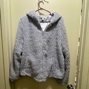 Forever 21 plus . Size 2X Sift comfortable light blue jacket